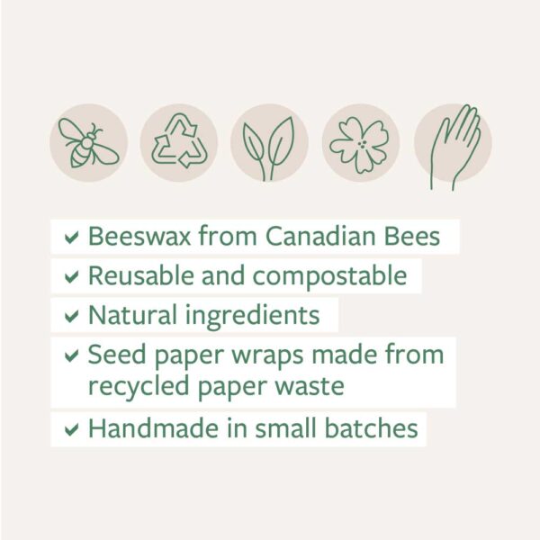 Beeswax Wraps - Large - Image 4