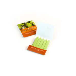 Herb Seed Paper Matchbook, Small / Single-Sided