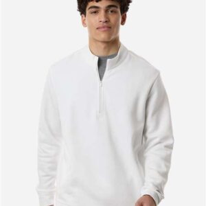 ADIDAS Golf Elevated Fleece Quarter-Zip Pullover