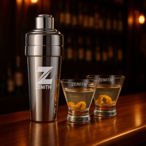 Milano Shaker and Rideau Martini Set