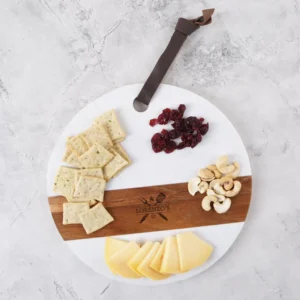 Calacatta Round Charcuterie Board